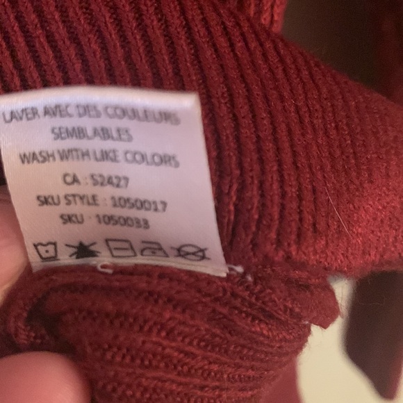 Rust colour long sleeve light-weight sweater - Picture 4 of 4